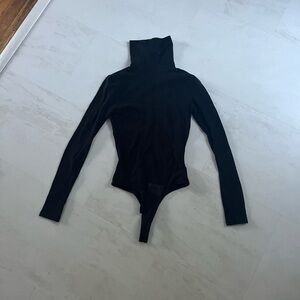 Madewell turtleneck thing body suit sweater size XXS black